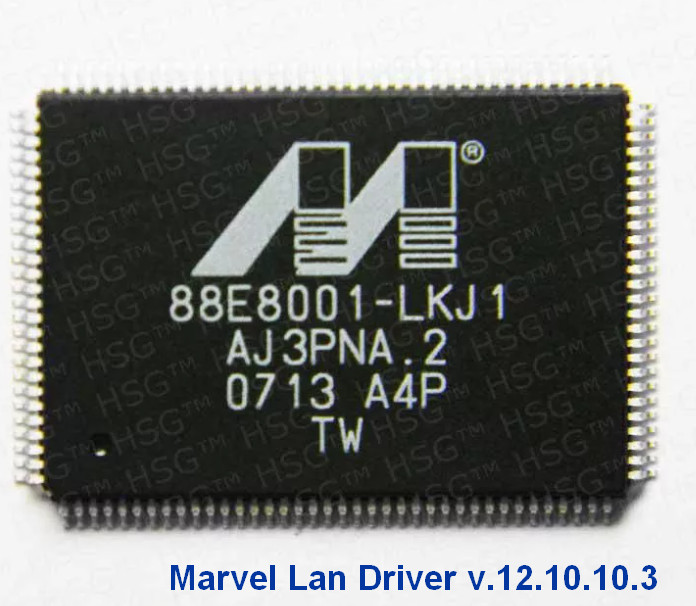 Marvell Yukon Ethernet Controller Drivers v.12.10.10.3 download for Windows