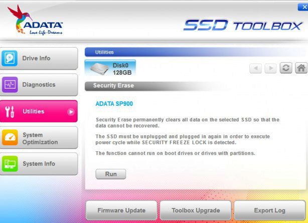 Adata SSD ToolBox Driver  v.4.1.4 download for Windows