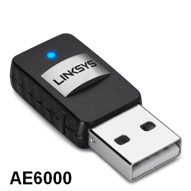 Linksys AE6000 Wireless-AC Mini USB Adapter v.5.01.29.0 download for Windows