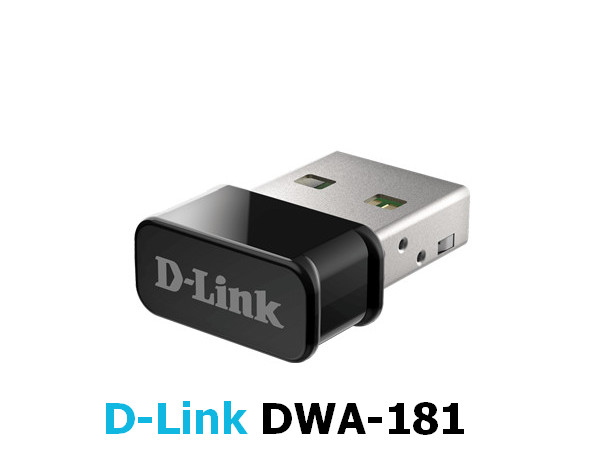 D-Link DWA-181 Ax USB Wireless Adapter Driver v.1.00 download for Windows