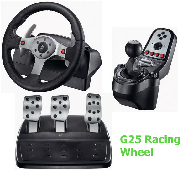 Logitech G25 Racing Wheel Driver v.5.10.127 download for Windows