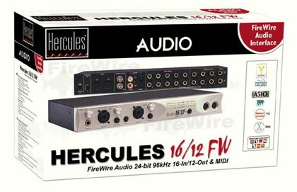 Hercules 16/12 FW Sound Card Driver v.1.0.0.2 download for Windows