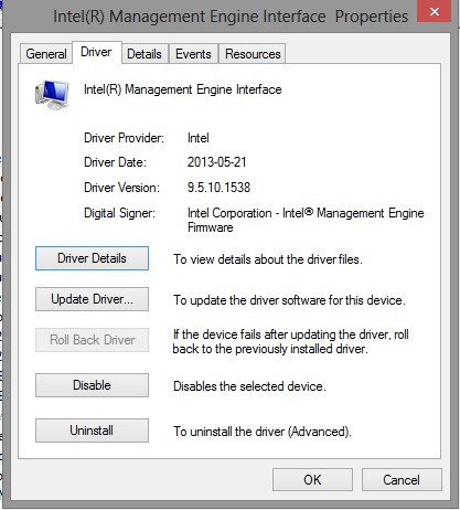 Intel Management Engine Interface (MEI/AMT) Driver  v.2406.5.5.0 download for Windows