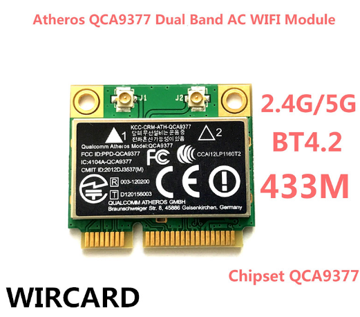 Qualcomm Atheros Wireless Driver  (QCA9377/QCA61x4A/QCA6174A) v.12.0.0.722 download for Windows