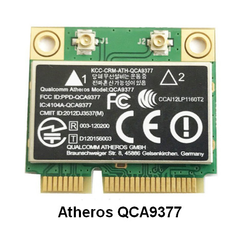 Atheros QCA9377 Wireless Network Adapter Driver v.12.0.0.938, v.12.0.0.832, v.11.0.0.500 download for Windows