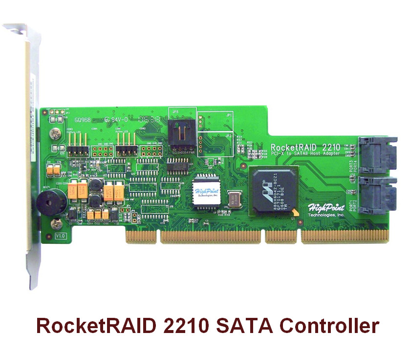 HighPoint RocketRAID 2210 SATA Controller Driver v.1.3.7.1023, v.1.3.7.1017 download for Windows