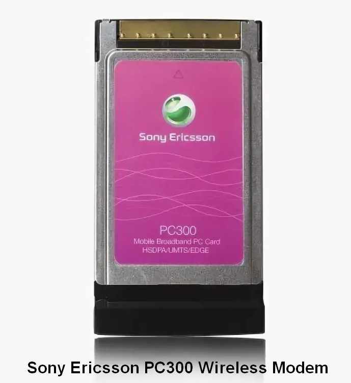 Sony Ericsson PC300 Wireless Modem Drivers v.4.40.5.2 download for Windows