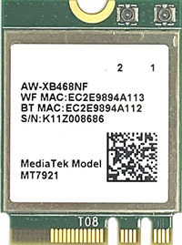 MediaTek A8000 USB Wi-Fi 6/6E Wireless LAN Driver v.1.0.0.76 download for Windows