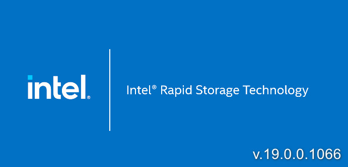 Intel Rapid Storage Technology (RST) Drivers v.19.0.0.1066.2 download for Windows