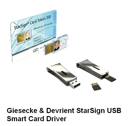 G&D StarSign USB Smart Card Driver v.1.7.17.0, v.5.2.3790.2724 download for Windows